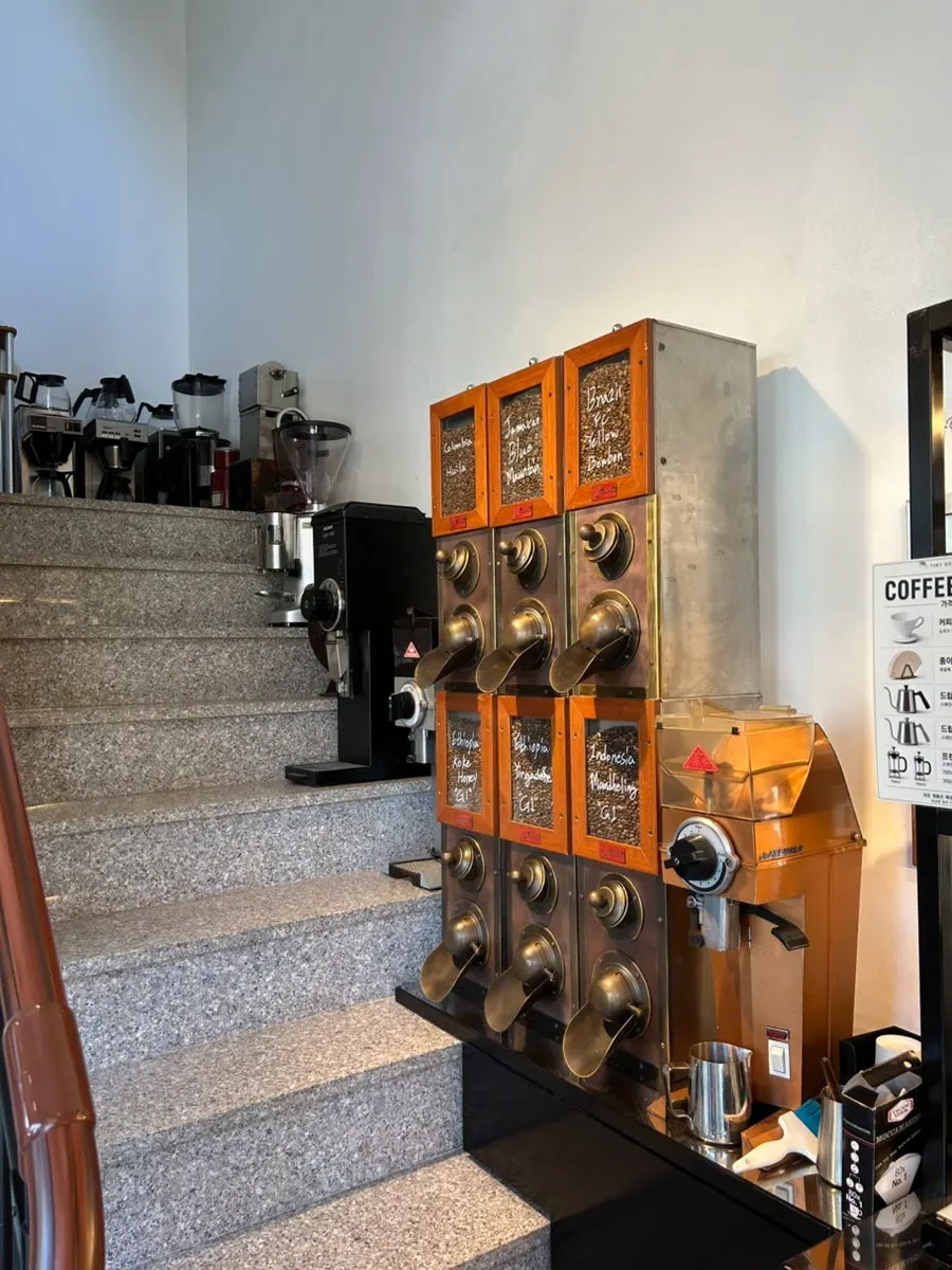 The roastery space inside Tiny Dot