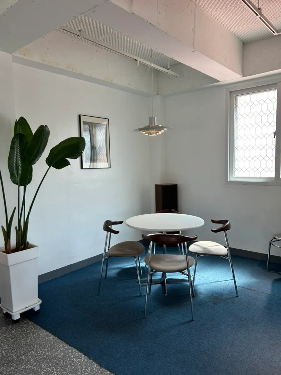 Inner seating area at Tiny Dot