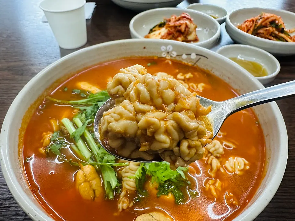 A hot bowl of algoni kalguksu