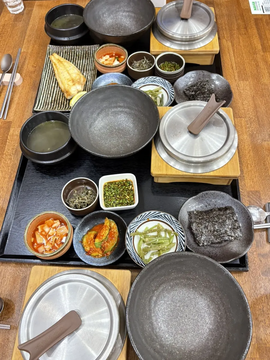 청주 가경동 오늘하루 솥밥 한 상 차림