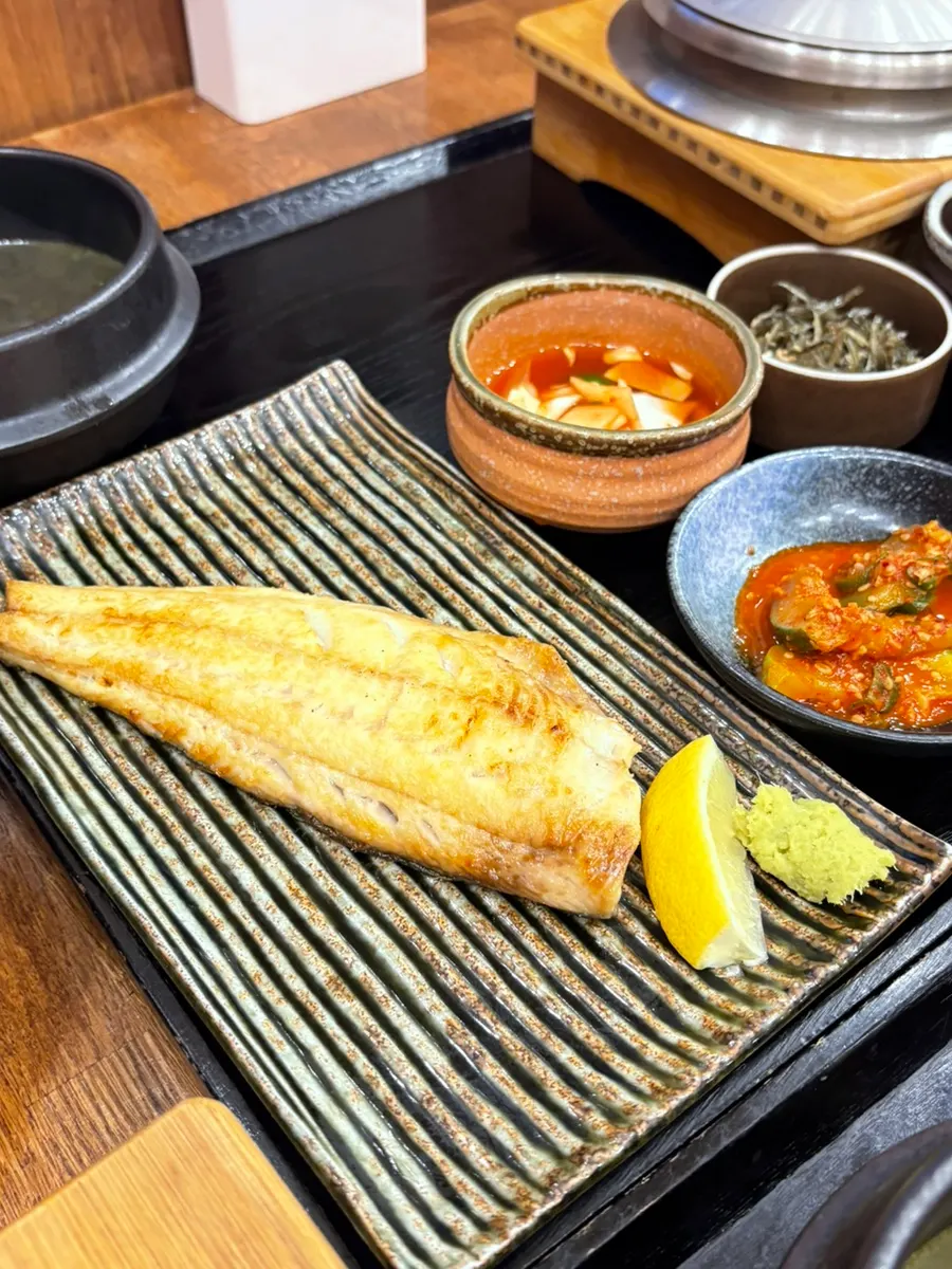 정갈한 한식 상차림 모습