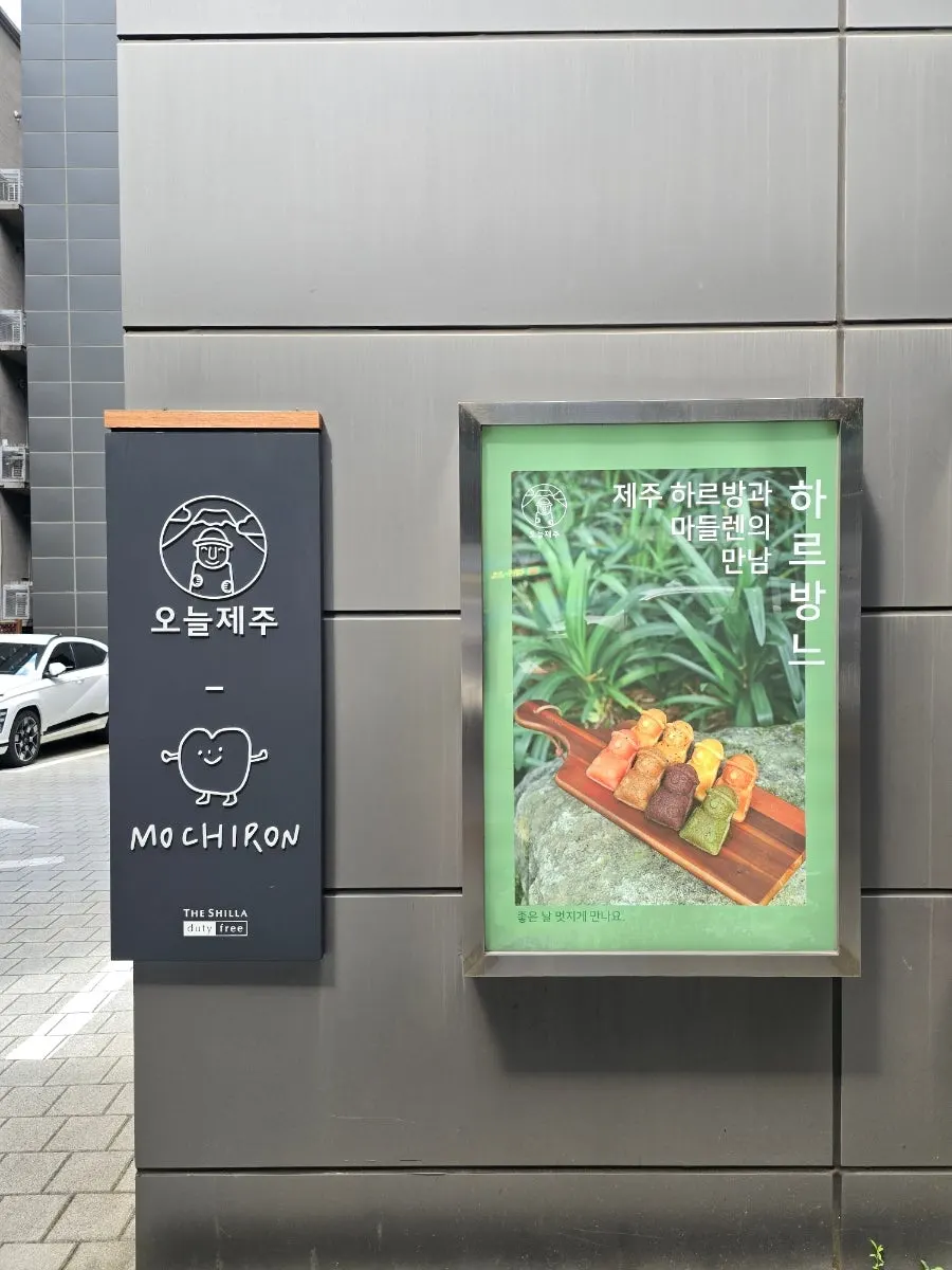 깔끔한 오늘제주 신라면세점 제주점 매장 입구
