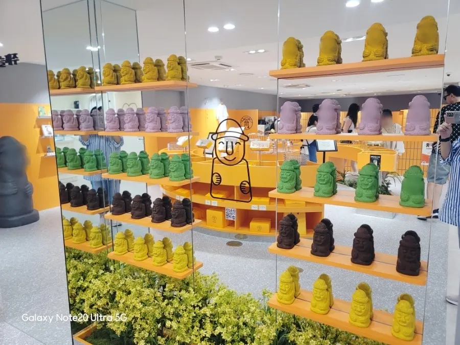 Jeju desserts displayed at Today Jeju