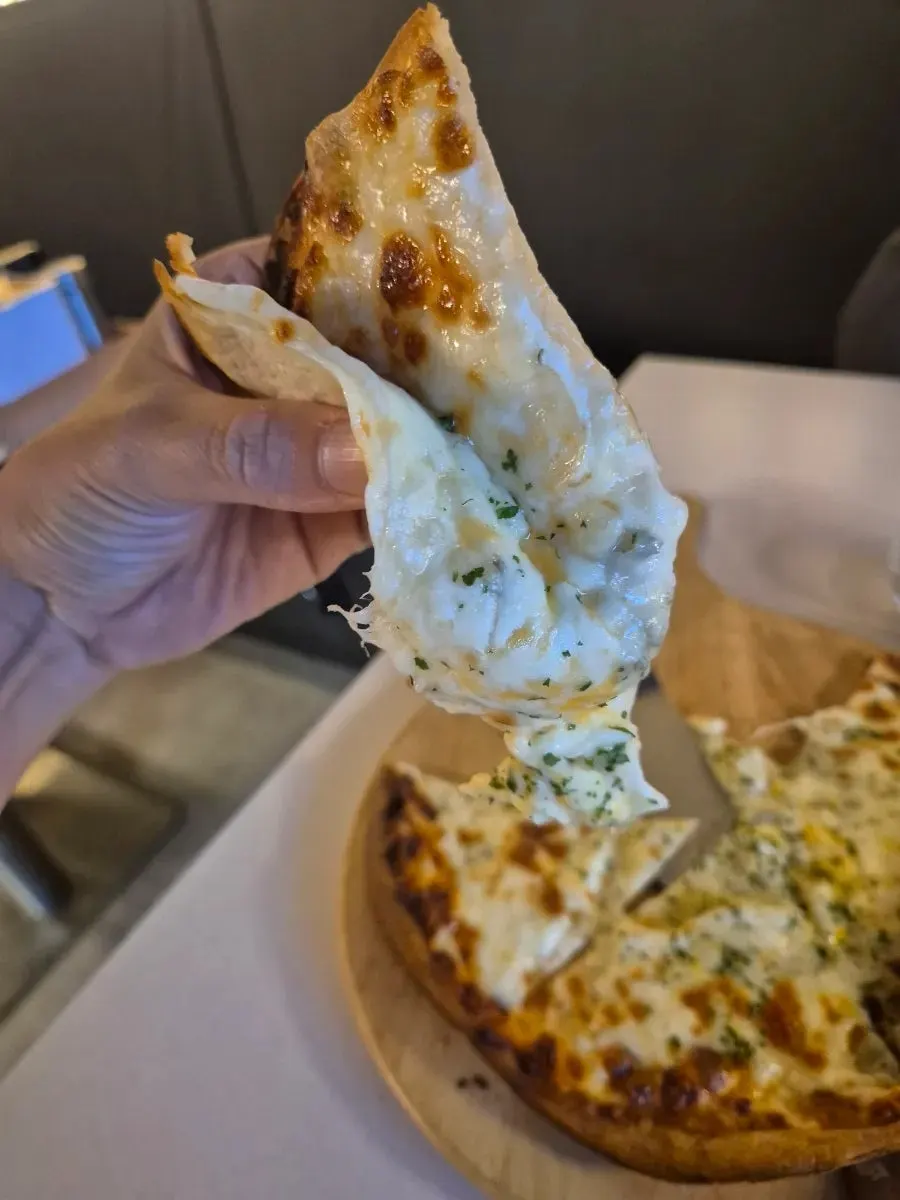Vertical shot of the food at Oneul Pasta Magok Branch