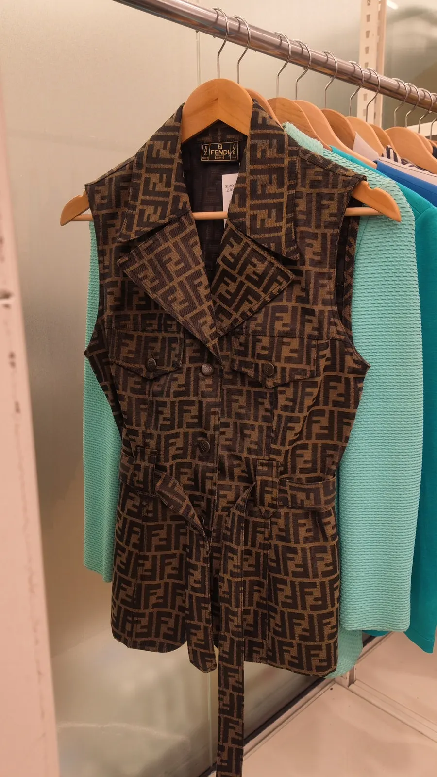 Vintage clothing displayed inside TOKYO USED