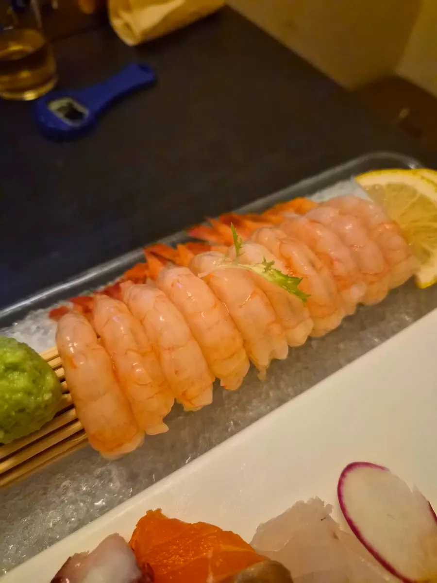 울진 단새우 아마에비 사시미