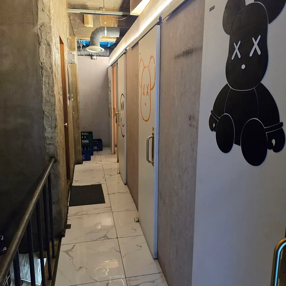 Inside one of Tomo's private rooms on the 3rd floor