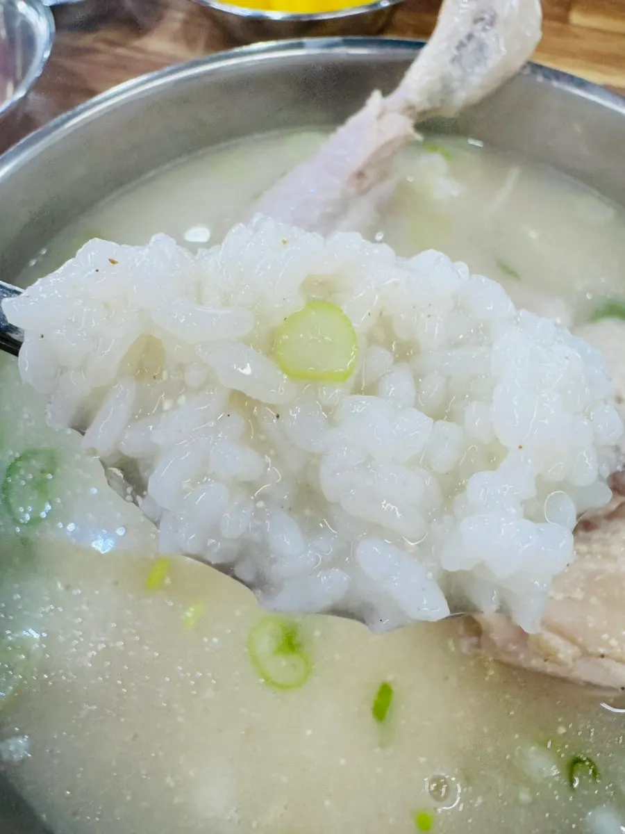 Chicken meat pulling apart softly