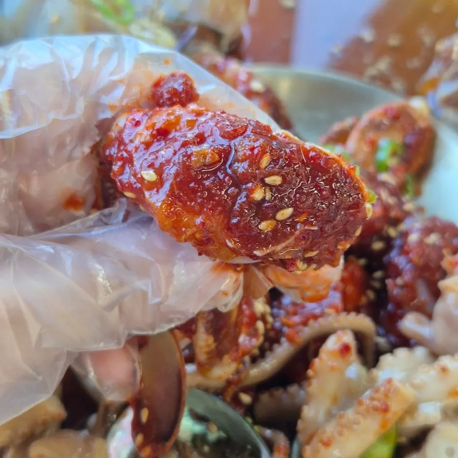 Sweet and spicy yellow crab jang