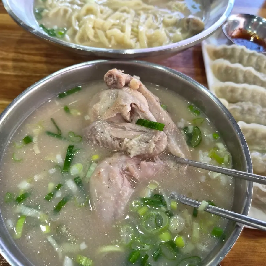 Tender chicken with bones easily separating