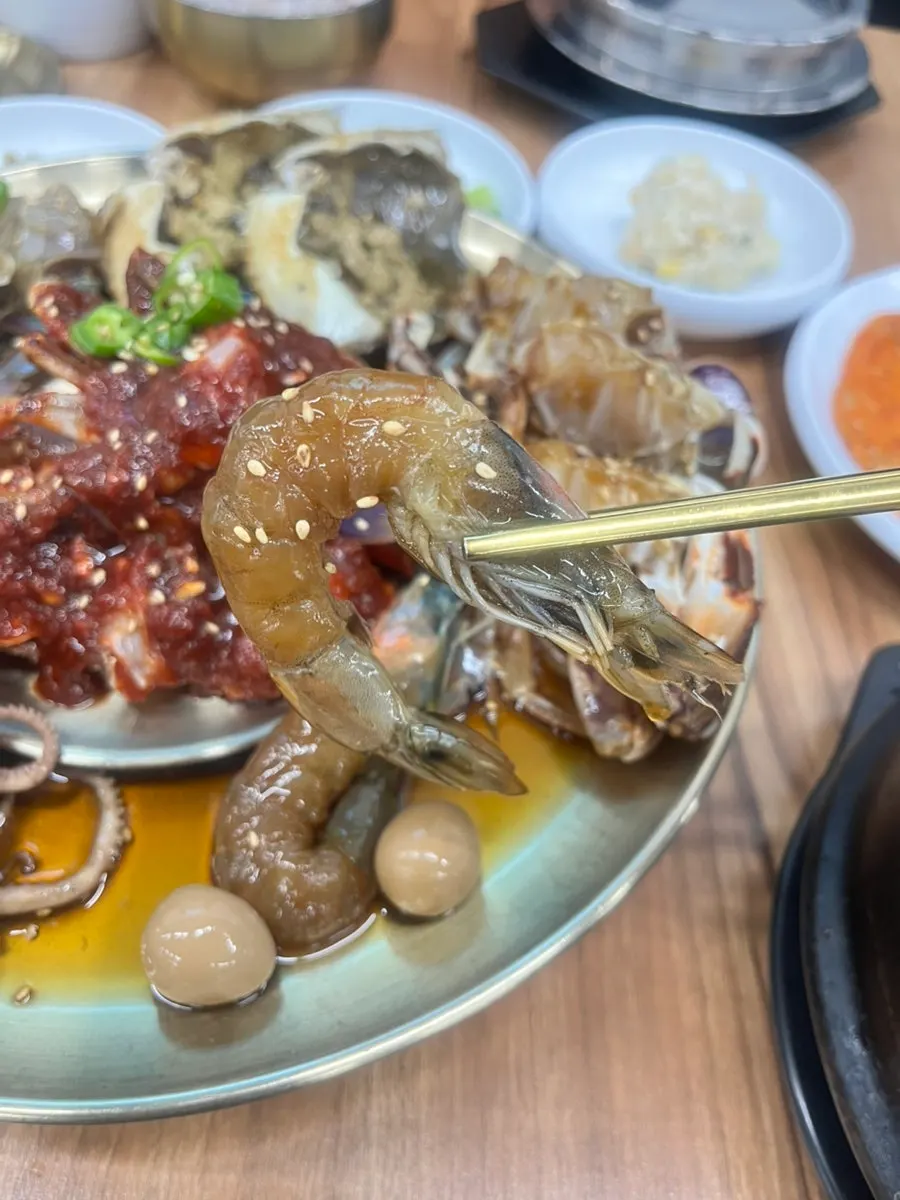 Springy-textured shrimp jang