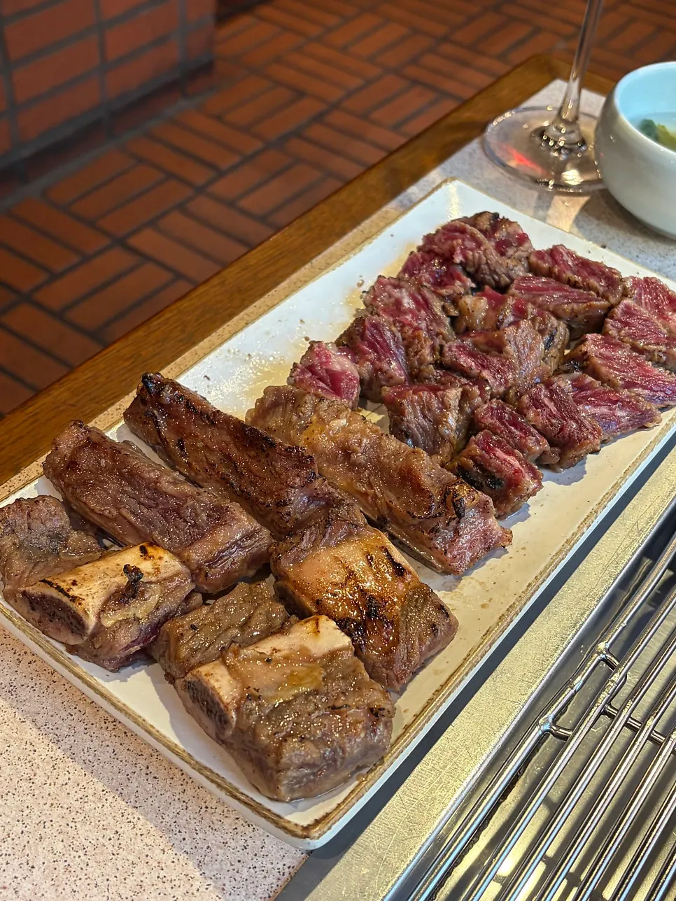 A hearty bowl of beef soup with plenty of meat