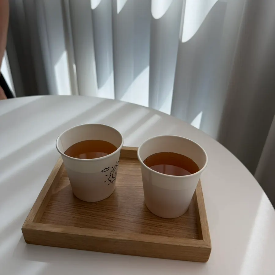 Drink menu to choose from before the service