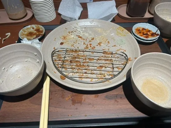 Close-up of the crispy tonkatsu batter