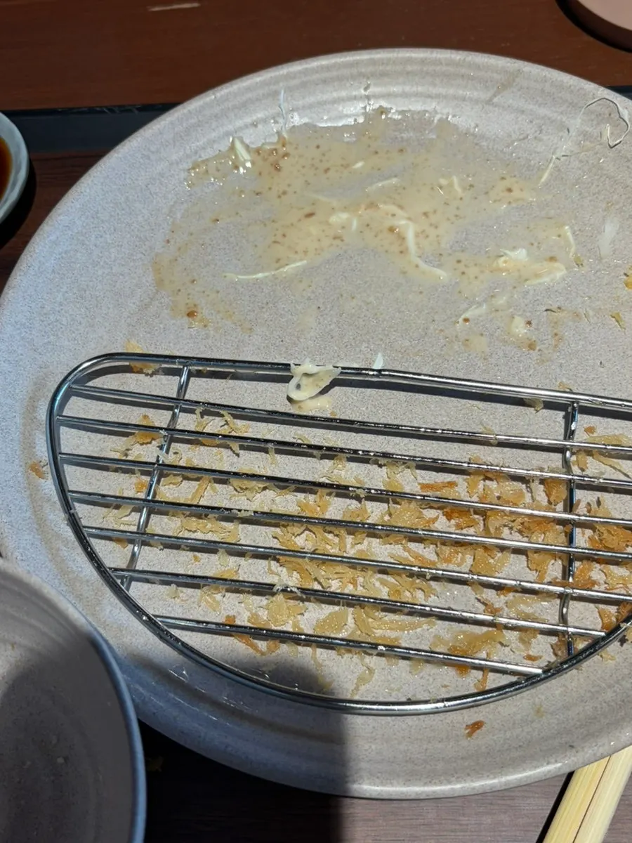 Cross-section of the tender sasami katsu