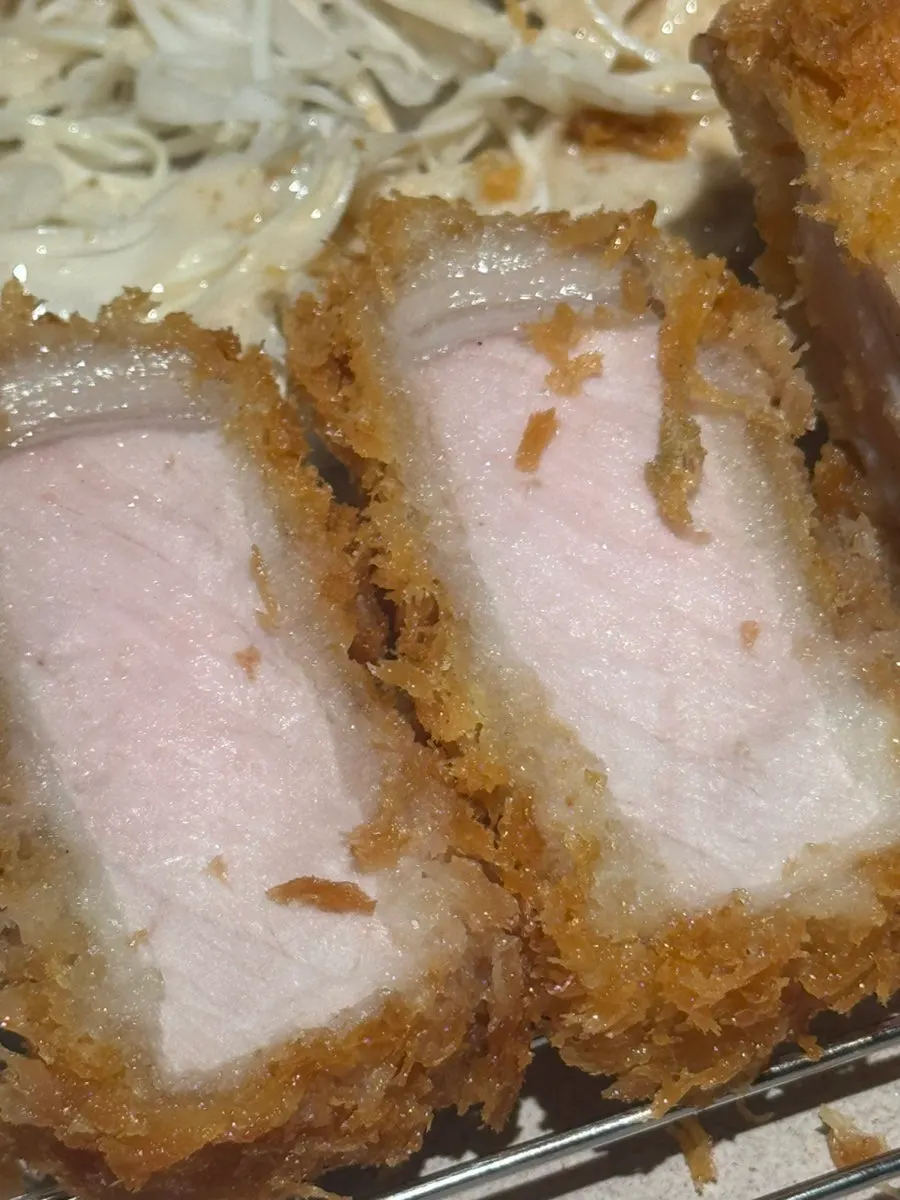 와사비소금에 찍은 안심카츠