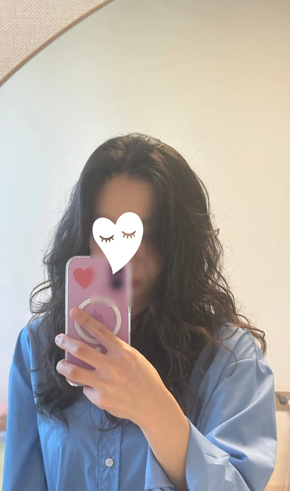 Curls staying firm all the way to the ends