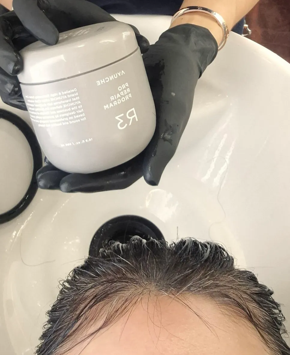 Calmer hair after the treatment