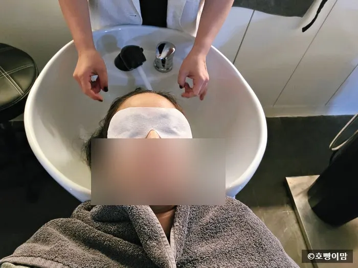 Ruang shampoo tempat keramas selama 7 menit