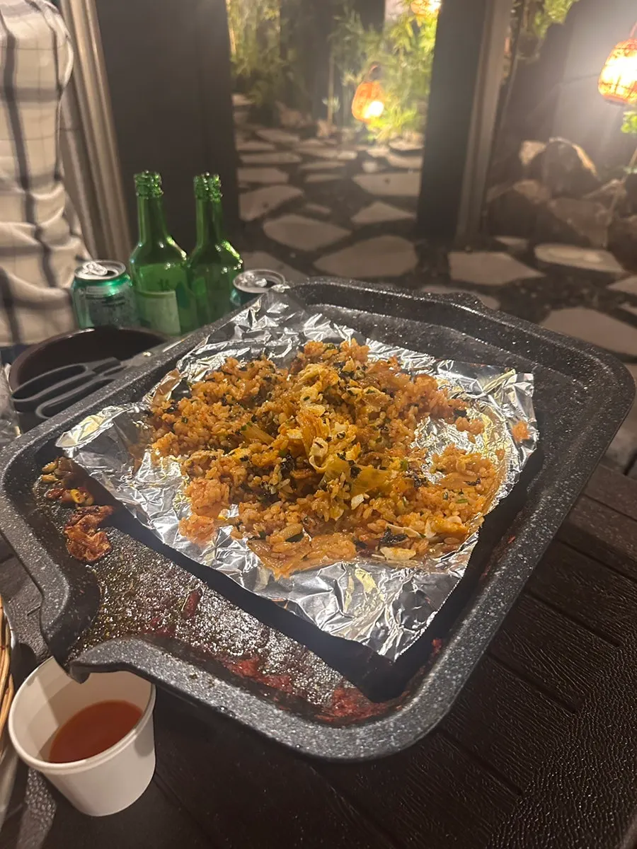 두께가 적당한 급냉 삼겹살 구이