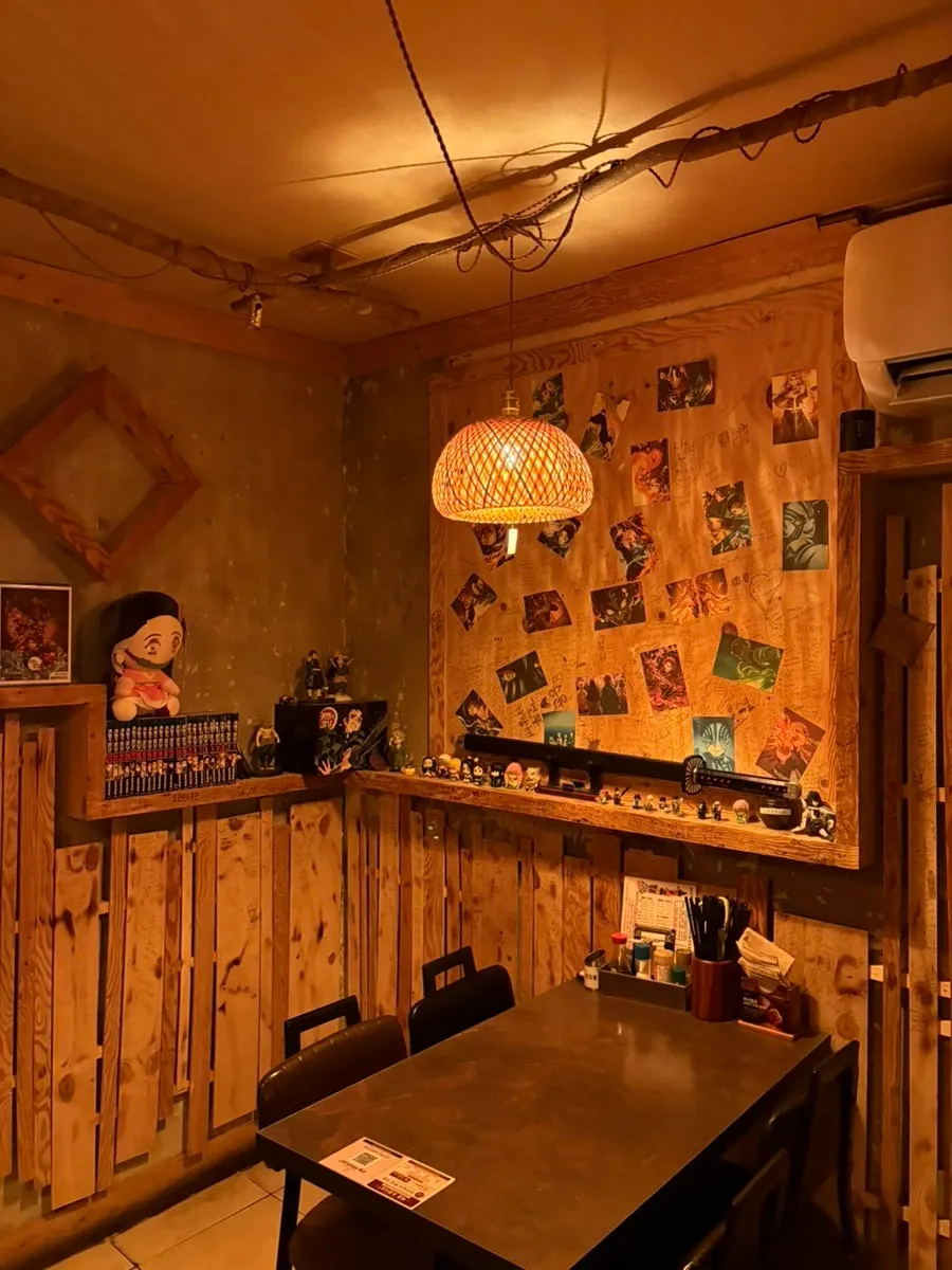 Interior view of Toriaejeu, a yakitori bar in Sangin-dong