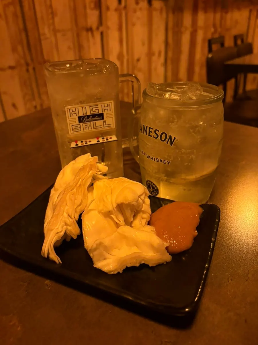 Ballantine's and Jameson served in ice cups