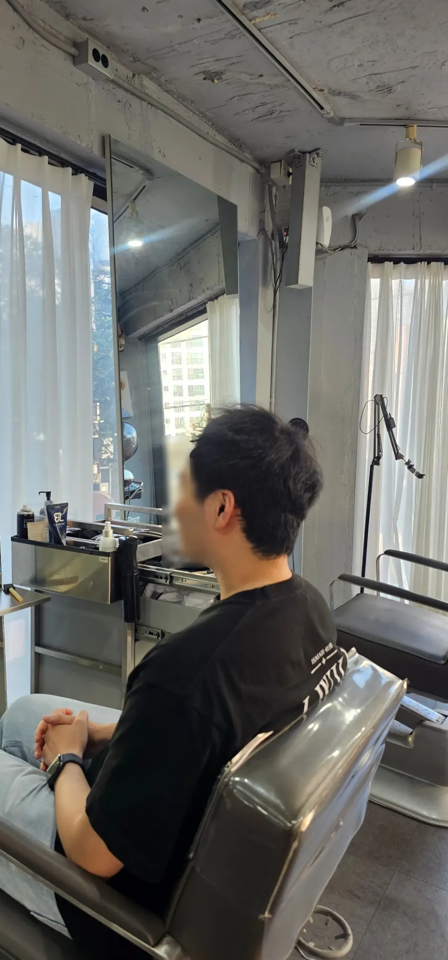 커트 전 두피와 모발 상태 상담