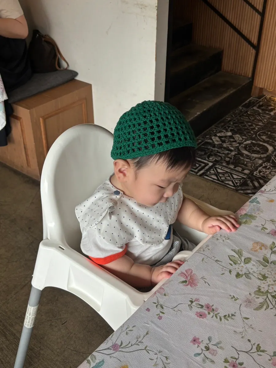 Baby chair provided at the restaurant