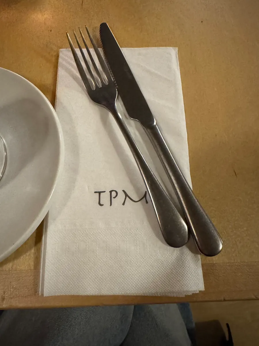 Table set after ordering