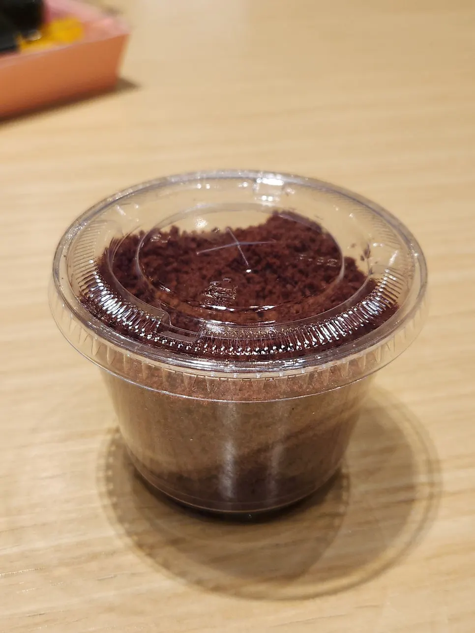 Cross-section of five-color sesame songpyeon packed with sesame filling