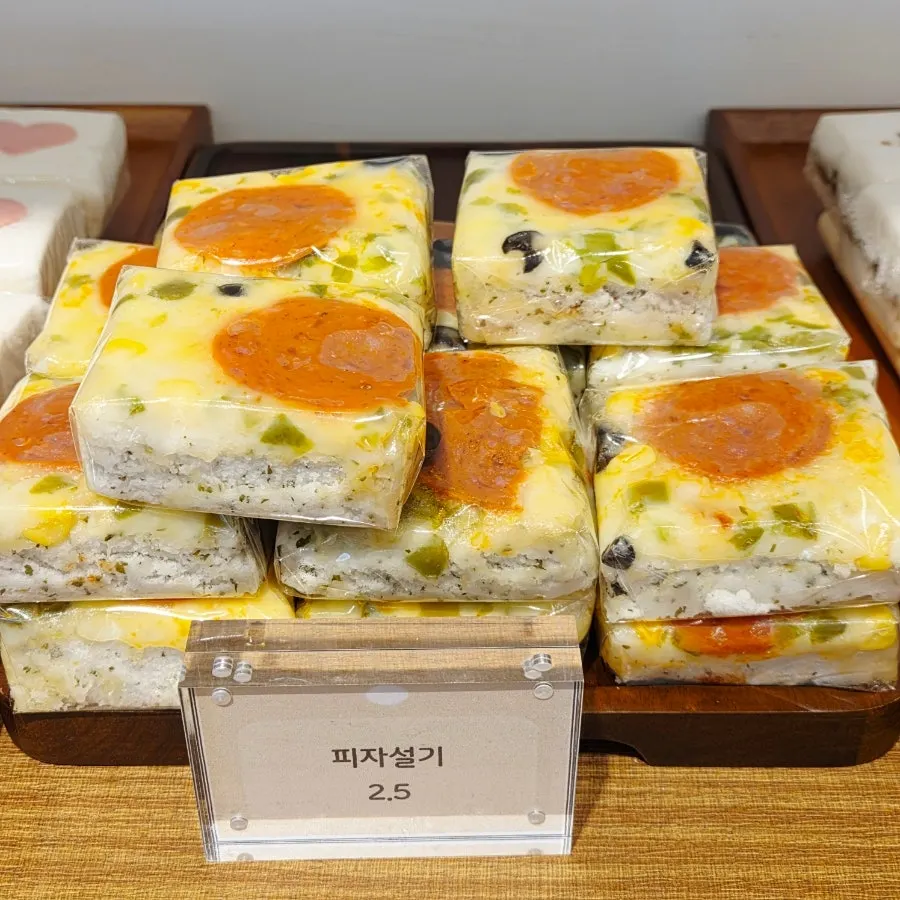 떡마마 청주율량점 백설기류 진열