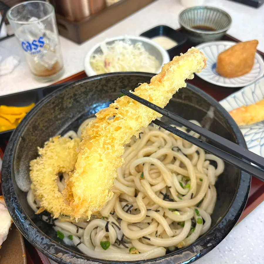 酥脆天婦羅與Q彈烏龍麵