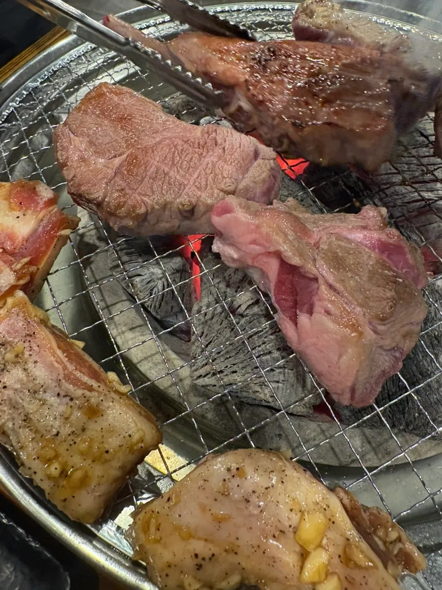 Assortment of lamb ribs, loin, oyster blade, and belly