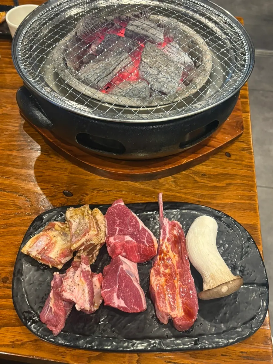 Lamb with little gamey aroma