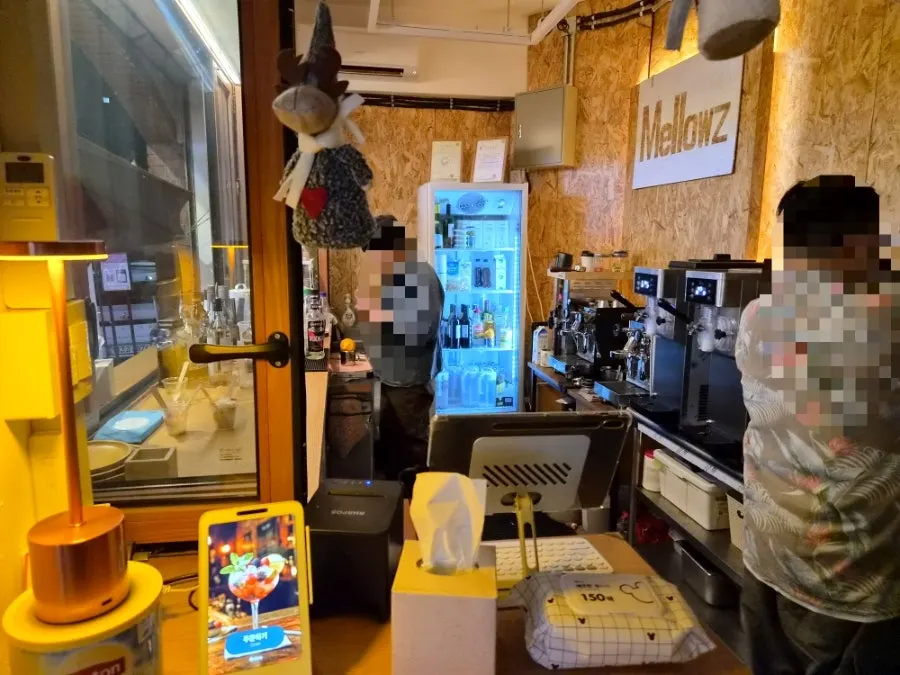 Café interior view