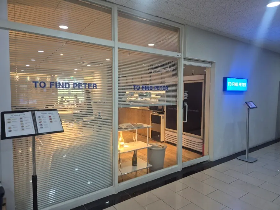 Exterior of Two Find Peter Incheon Nonhyeon Branch on the 3rd floor of La Fiesta