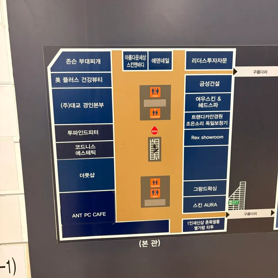 Store layout map for the 3rd floor of La Piesta