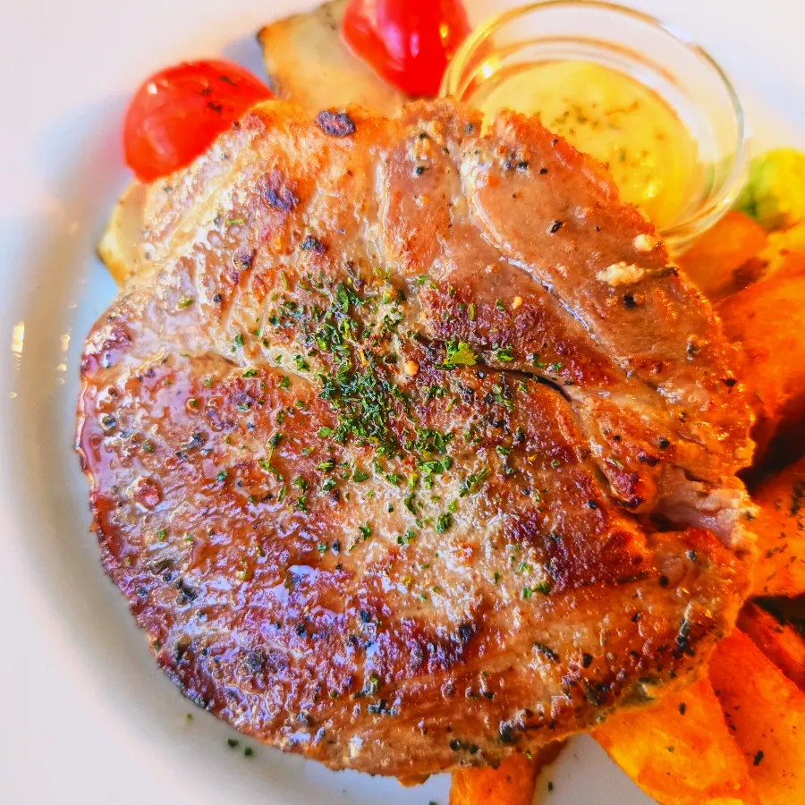 Wedge potatoes served as a side