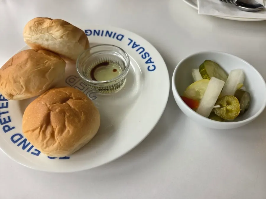 House-made pickles with various vegetables