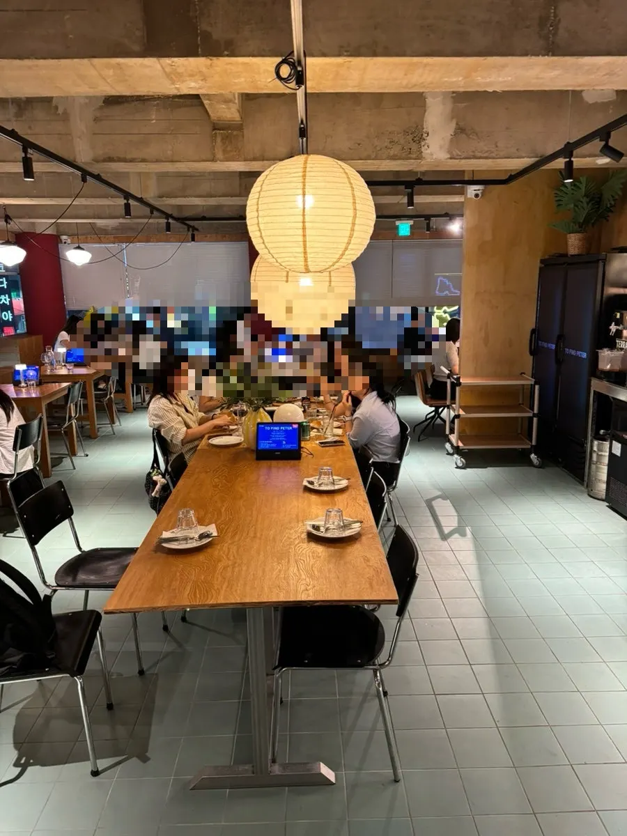 Cleanly maintained interior of the Western restaurant
