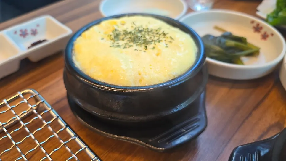 Bubbling hot doenjang jjigae