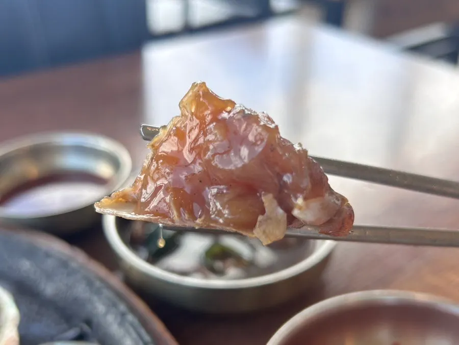 살이 꽉 찬 간장게장 반찬