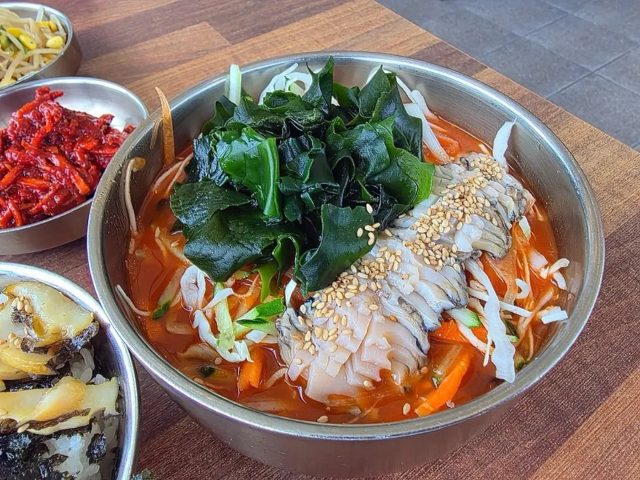 전복버터구이 접시