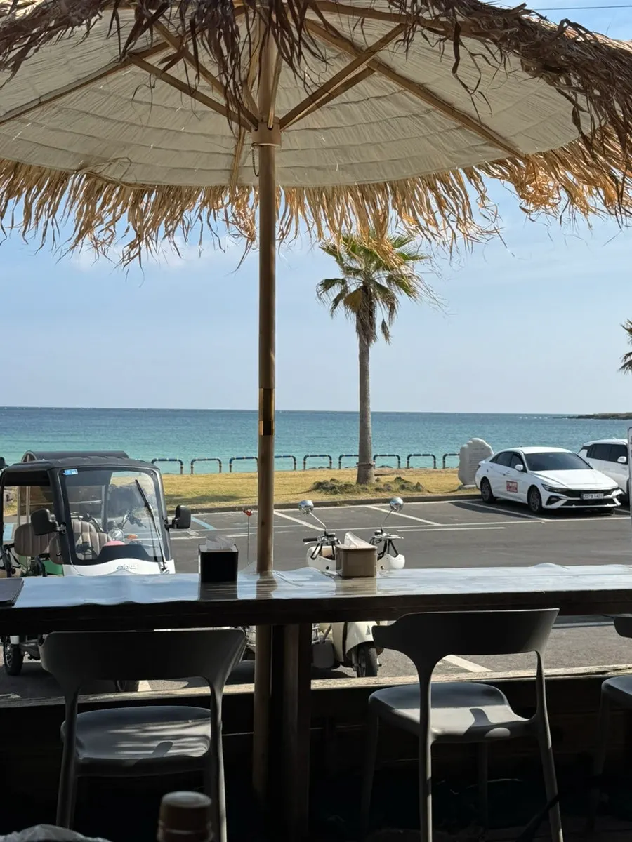 Hagosudong Beach view from Seomsonai's ocean-view window seats
