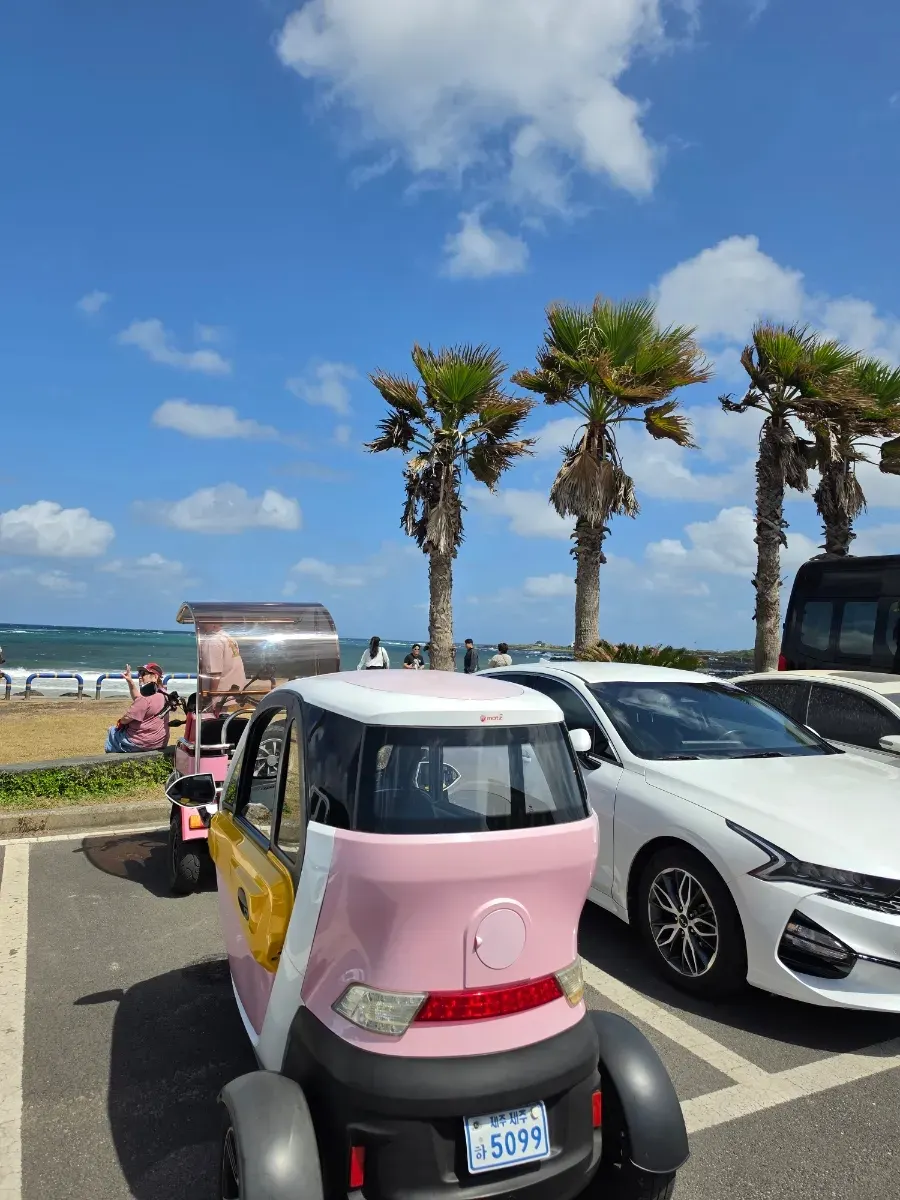 Hagosudong Beach parking lot and ways to get around Udo
