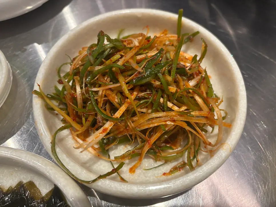 Part of Ugojip's side dish spread