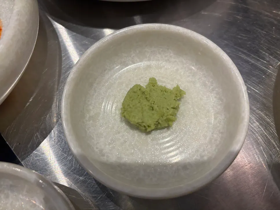 Additional shot of Ugojip's side dish setting