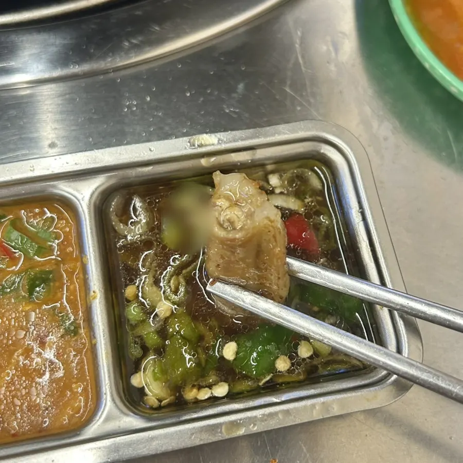 곱이 가득한 소곱창 구이