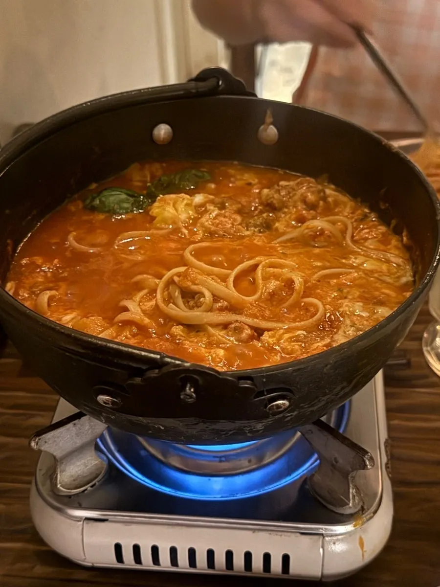 기본안주 꾀돌이와 토메이로 상차림
