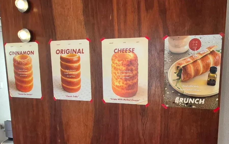 Café menu board